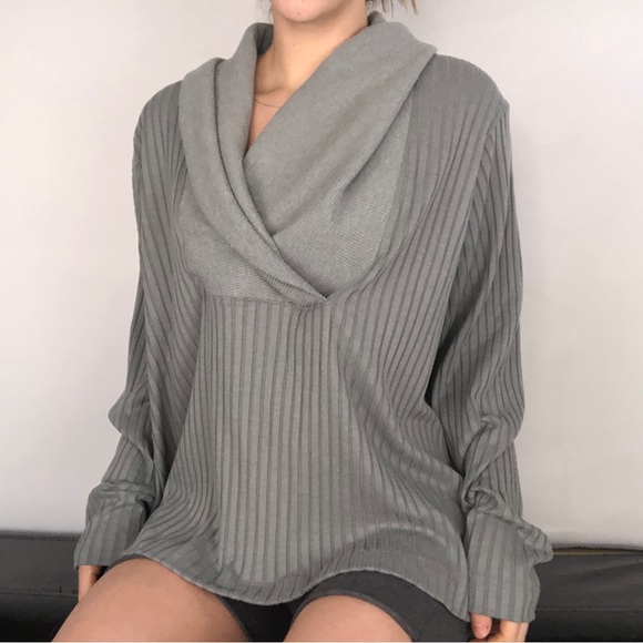 Nike Sweaters - Nike Yoga Luxe Ribbed Cover Up Sweater